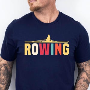 Rowing T-Shirt: Retro Boat Lover Tee