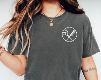 Funny Hair Stylist Comfort Colors T-shirt