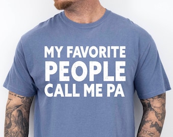 Pa Shirt: Funny Grandpa Tee, Distressed Design