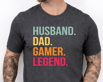 Gamer Dad Shirt for Dad for Fathers Day Gift from Kids Funny Gamer TShirt for Dad Funny Birthday Gift for Dad Gift Idea for Gamer Dad