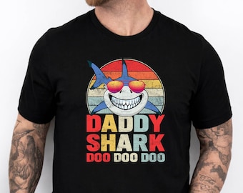 Daddy Shark Do Do Do Shirt, Daddy Shark Shirt, Daddy Shark Birthday Tee, New Dad Tee, Cute Daddy Shirt, Shark Themed Shirt, Shark Party Tee