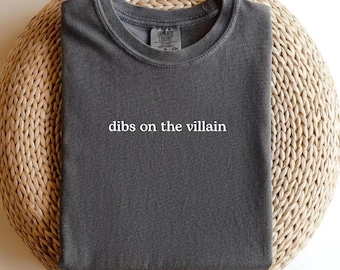 Dark Romance Shirt For Fantasy Readers, Villain Era Tee With Enemies To Lovers Aesthetic, Book Club Sshirt