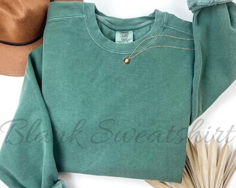 Comfort Colors Crewneck Sweatshirt, Vintage Washed, Relaxed Fit