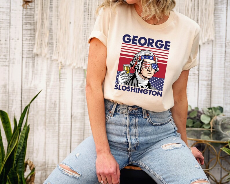 4th of July Drinking Presidents Shirt, Drunk Presidents Shirt, Funny