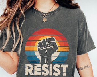 Resist Shirt: Equality, Freedom, Activism - Unisex Cotton Tee