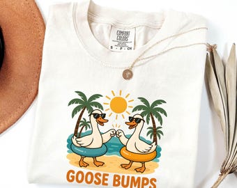Comfort Colors Goose T-Shirt: Retro Humor, Trendy Animal Tee
