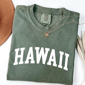 Hawaii Graphic Tee: Comfort Colors Unisex Vacation Shirt