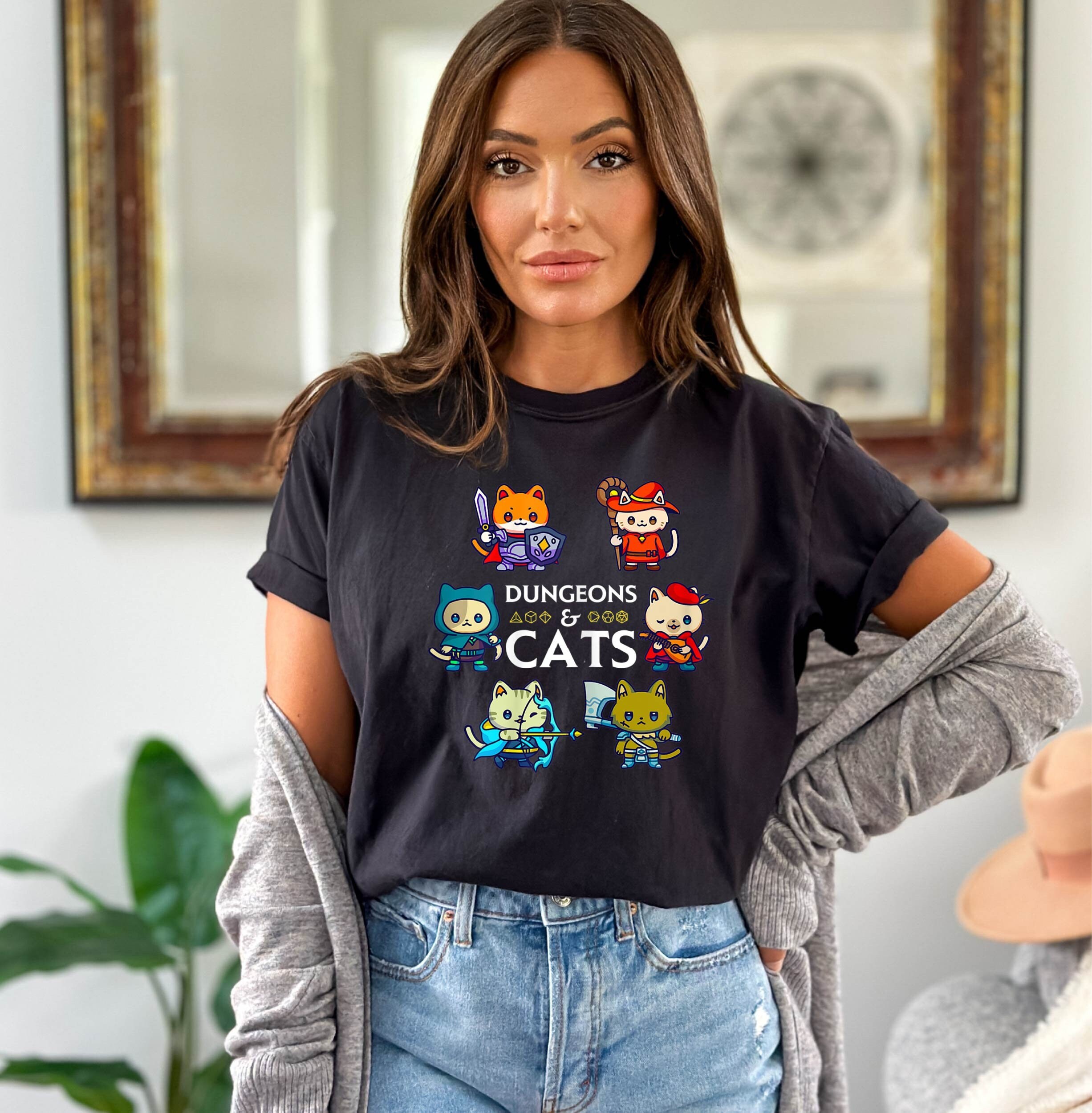 Dungeons And Cats T-Shirt Dungeons And Cats T-Shirt