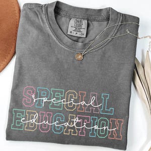 Comfort Colors® Special Education Teacher Shirts, Special Education Teacher Gifts, Sped Teacher Shirt, Autism Teacher Shirt, Sped Shirt Gift