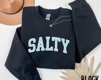 Salty Comfort Colors Sweatshirt: Beachy Oversized Fit
