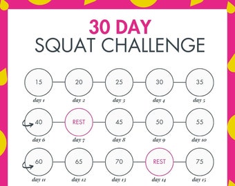 30 Day Squat Challenge
