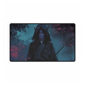 MTG Playmat Elf DND Desk Mat Fantasy Desk Mat EDH playmat for Magic the Gathering Commander Dungeons and Dragons Elf Mouse Pad