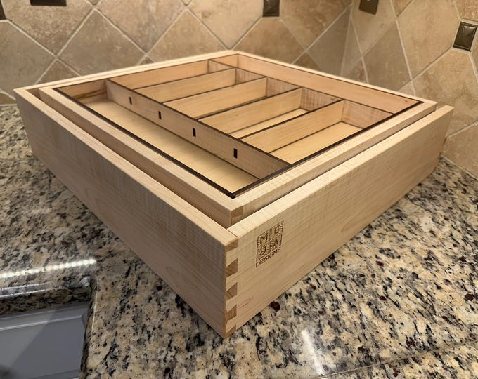 Custom Drawer Box, Kitchen Replacement Drawer, Cabinet Drawer, Pull Out Drawers, Wood Drawer, Made to Order Cabinetry, Personalized Storage
