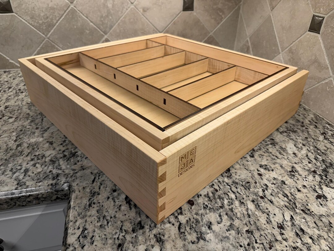 Custom Wood Drawer Box: Handmade Cabinet Replacement, Made to Order - Etsy