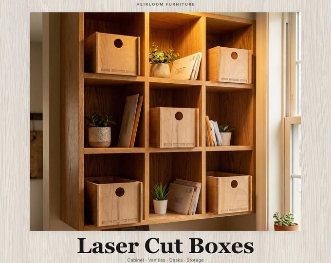 Custom Wood Drawer Box: Handmade Cabinet Replacement, Made to Order