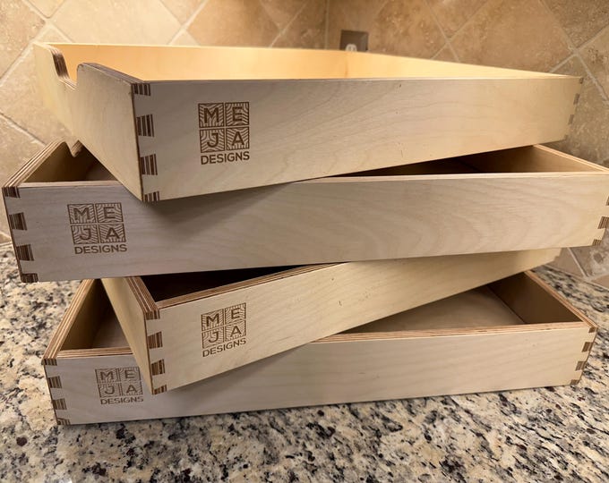Custom Drawer Box, Kitchen Replacement Drawer, Cabinet Drawer, Pull Out Drawers, Wood Drawer, Made to Order Cabinetry, Personalized Storage