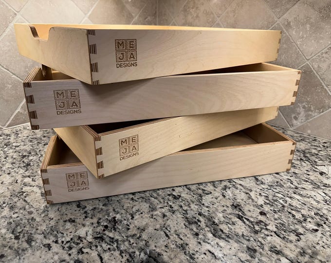 Custom Wood Drawer Box: Handmade Cabinet Replacement, Made to Order