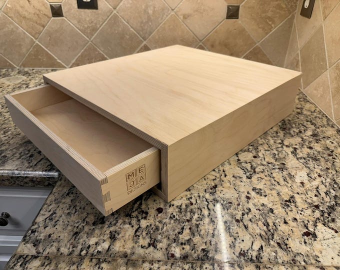 Custom Drawer Box, Kitchen Replacement Drawer, Cabinet Drawer, Toe Kick Drawers, Wood Drawer, Made to Order Cabinetry, Personalized Storage