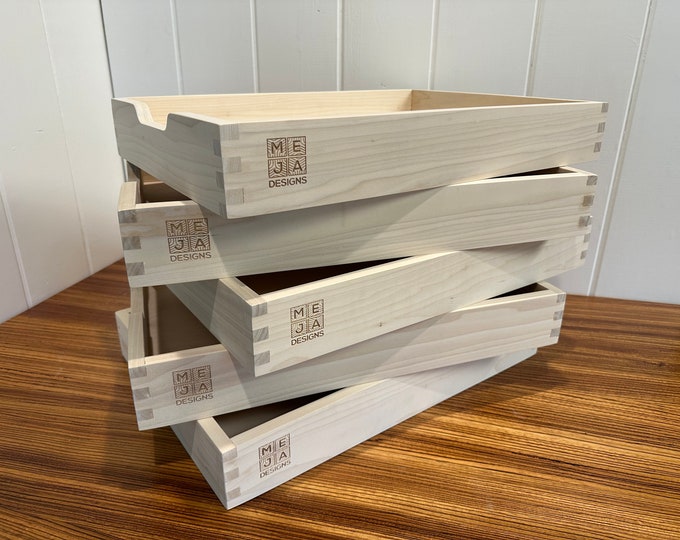 Custom Drawer Box, Kitchen Replacement Drawer, Cabinet Drawer, Pull Out Drawers, Wood Drawer, Made to Order Cabinetry, Personalized Storage