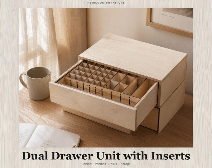 Custom Wood Drawer Box: Kitchen Cabinet Replacement, Made to Order