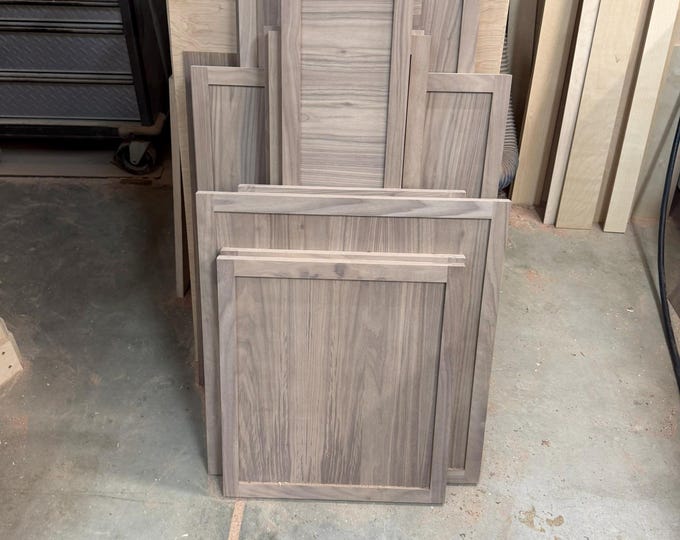 Custom Slim Shaker Cabinet Doors: Replacement Vanity, Furniture, and Kitchen Doors