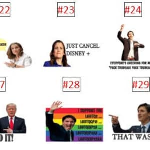 Funny Justin Trudeau Stickers, Waterproof, Scratch Resistant, Glossy ...