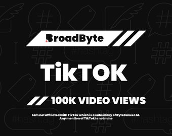 TikTok 100000 Views - 100K TikTok Views - WATCH VIDEO - Boost TikTok Views - Fast Delivery By Trusted Seller - Instant Growth Inactive