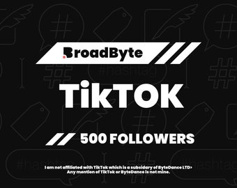 TikTok 500 Followers (Read Description) - 500 TikTok Followers - Boost TikTok Followers - Fast Delivery By Trusted Seller - Instant Growth