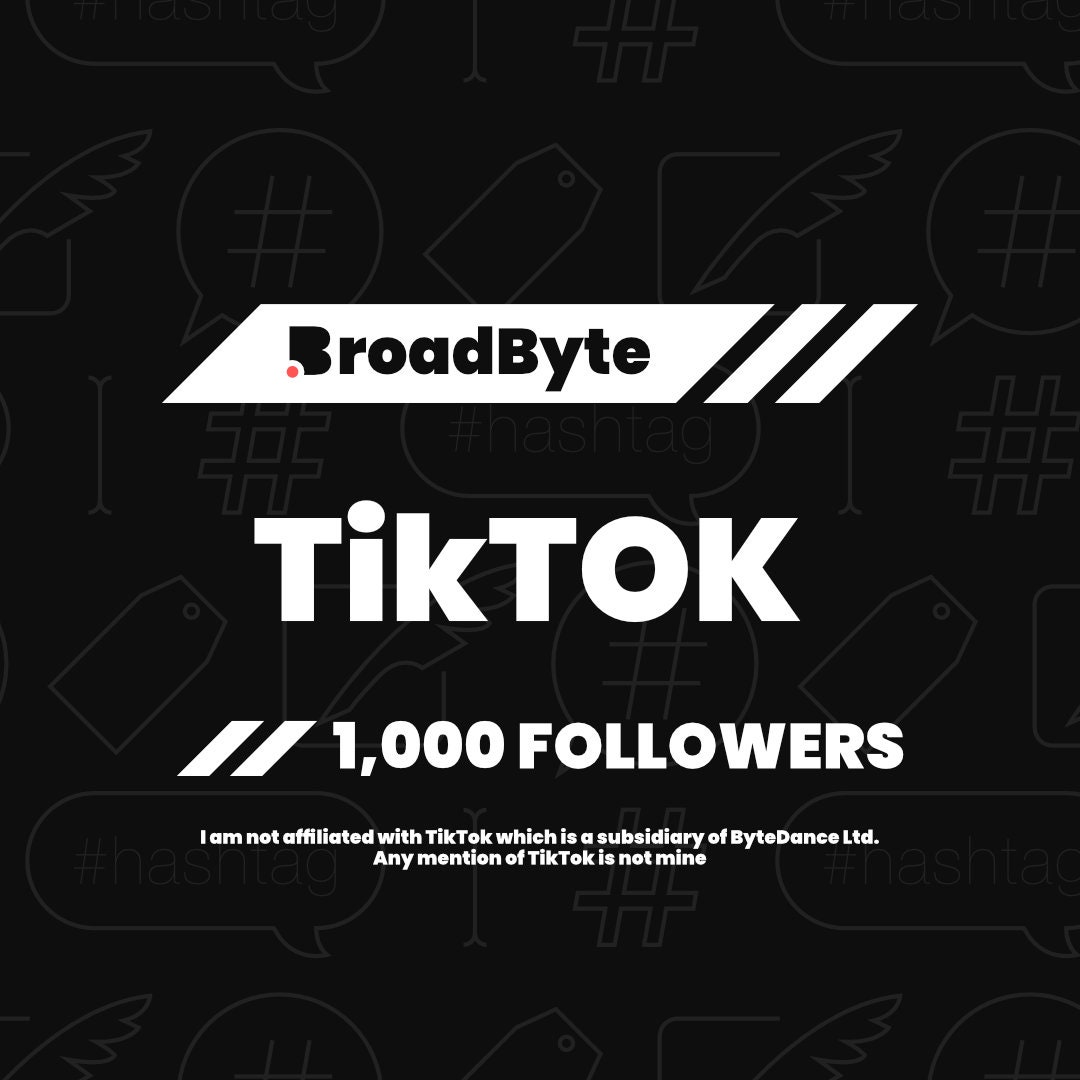 TikTok 1000 Followers (Read Description) - 1K TikTok Followers - Boost TikTok Followers - Fast Delivery By Trusted Seller - Instant Growth