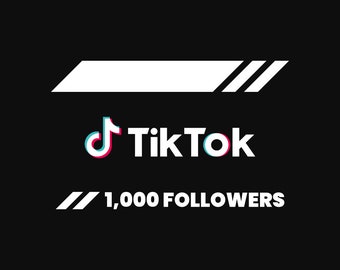 TikTok 1000 follower - 1K follower TikTok - Aumenta i follower TikTok - Consegna rapida da parte del venditore affidabile - Crescita istantanea