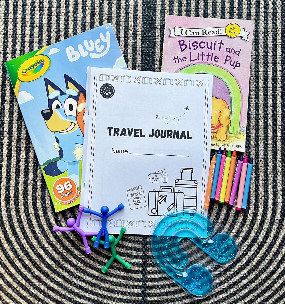 Printable Kids Travel Journal: Vacation Activity Book & Coloring Pages ...