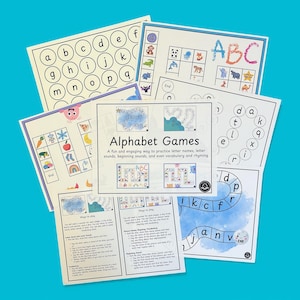 ¡Juegos ABC para ganar!