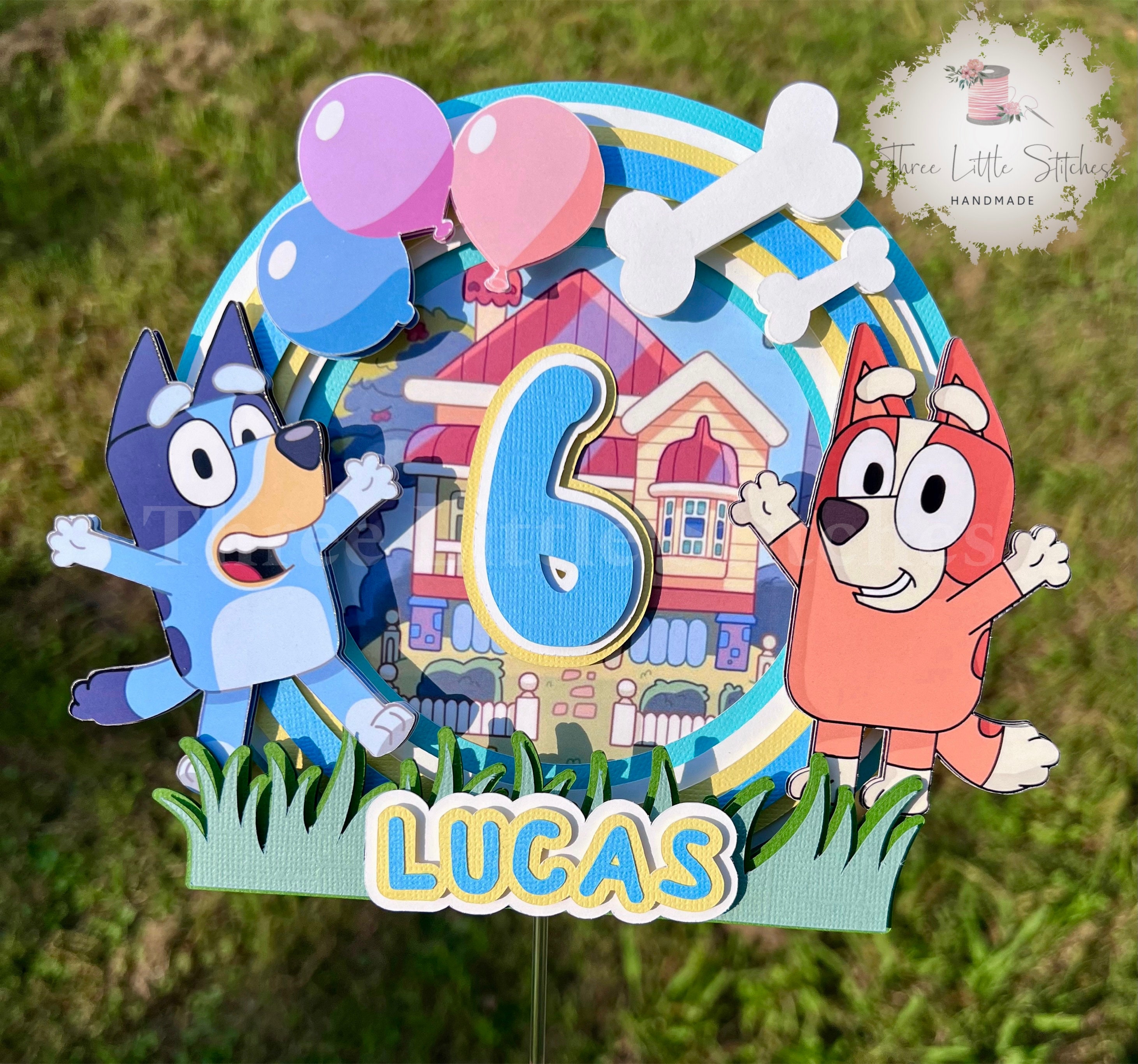Bluey Cake Topper