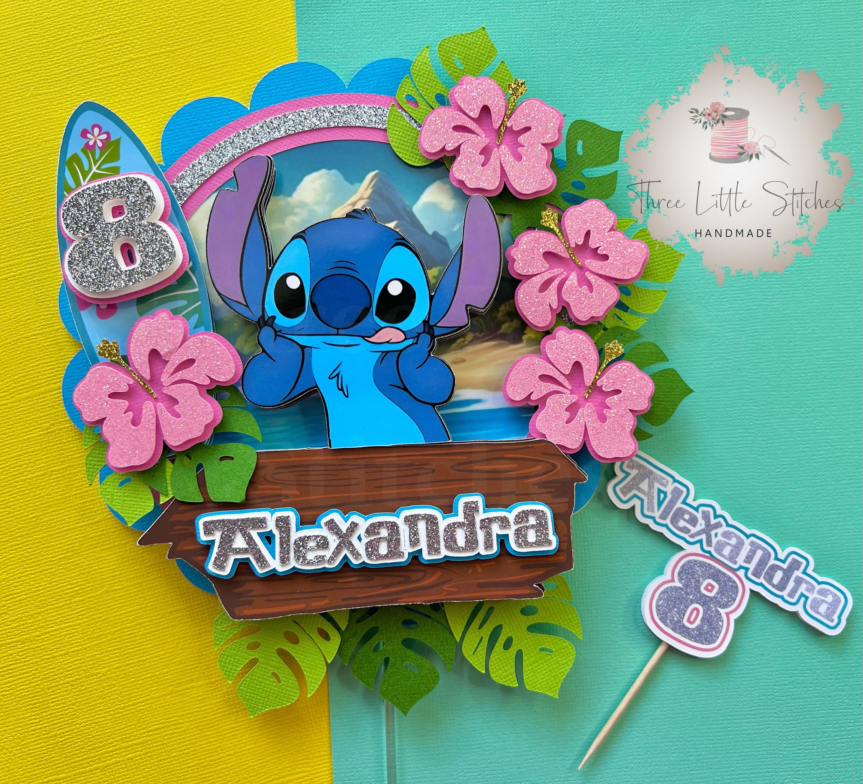 Bluey Bingo Cake Topper