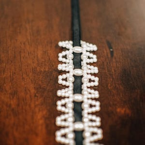 Vintage Faux Pearl Beaded Choker Necklace
