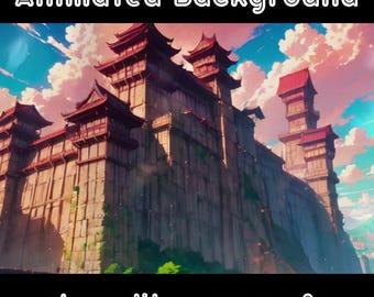FUNDO ANIMADO - Paliçadas, Guarnição, Quartel, Base Militar (loop, 4k) VTUBER - Fundo de Transmissão - Fundo de Vídeo - Lo-fi - D&D