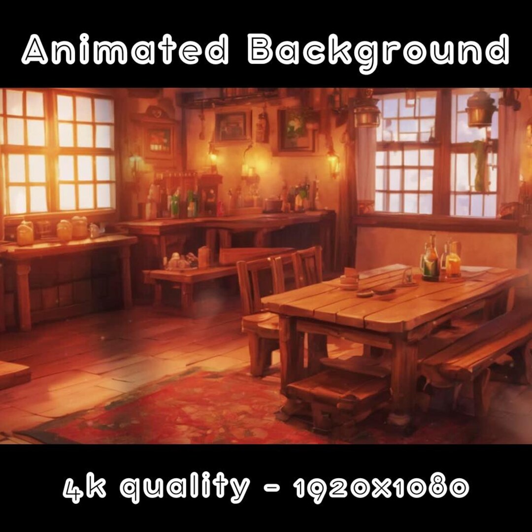 ANIMATED BACKGROUND - Ale House, Inn, Tavern, Guild Hall (loop, 4k ...