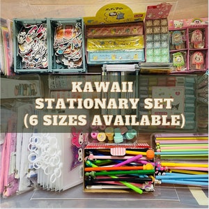 Kawaii Stationery Set | Cute Stationary Surprise | Journal Scrapbooking | Stationery Grab Bag | Random Gift Set | Mystery Bag