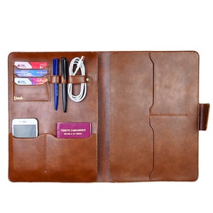 Capa organizadora personalizada/macbook air de 13-14 polegadas/capa para laptop pro/organizador masculino e feminino/suporte de documentos, portfólio