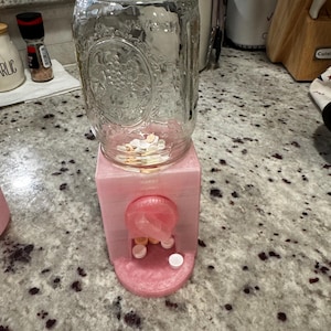 3D Candy Dispenser STL File | Mason Jar Candy Machine (Digital Download)