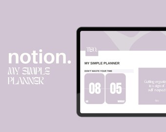 notion template, simple weekly planner, personal planner, Notion planner, diary, budget planner, weekly planner, shopping list