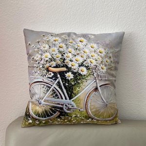 Pillow, cushion cover, pillowcase, flowers