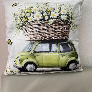 Pillowcase, cushion cover, pillow, decoration, flowers