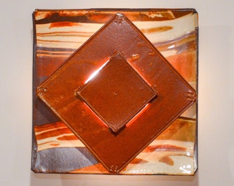 Artistic Ceramic Tile Layer Sconce | Designer Wall Light