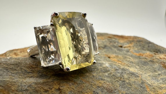Vintage Rarities Carol Brodie 13.56 cts. Canary A… - image 3