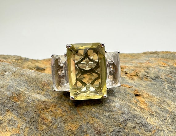 Vintage Rarities Carol Brodie 13.56 cts. Canary A… - image 1