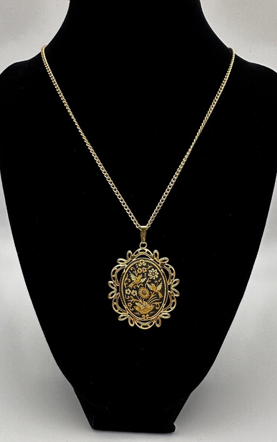 Vintage Spanish Damascene Necklace
