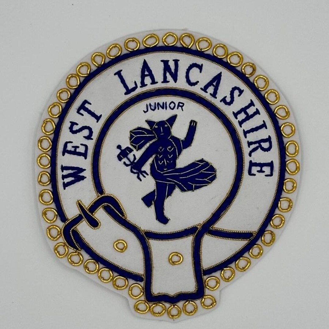 Masonic Regalia WEST LANCASHIRE ASSISTANT Full Dress Apron Badge main image 0
