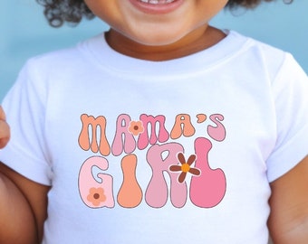 Camiseta infantil Mamas Girl, camiseta para meninas, camiseta boho para meninas, camiseta linda para meninas