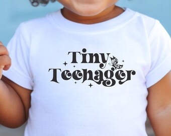 Camiseta infantil minúscula para adolescentes, camiseta para meninas, camiseta boho para meninas, camiseta fofa para meninas, camiseta infantil engraçada